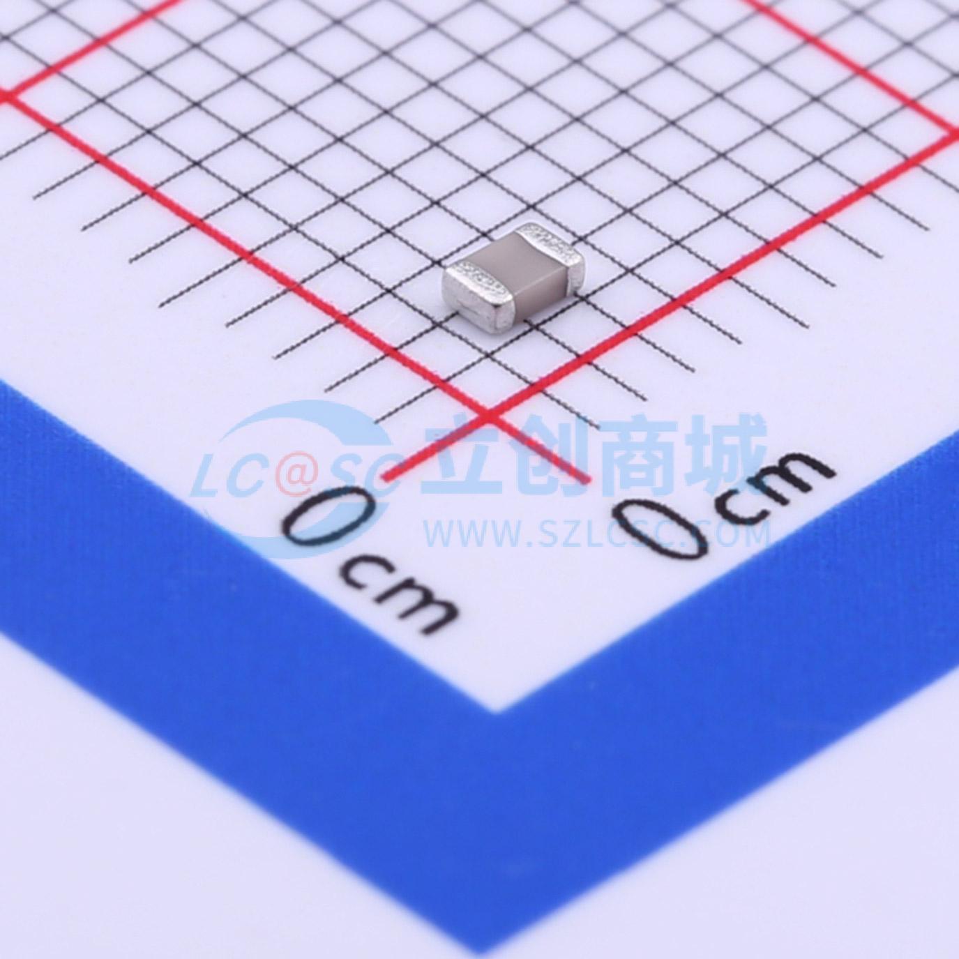 点击查看大图 TCC0805COG180J500BT实物图