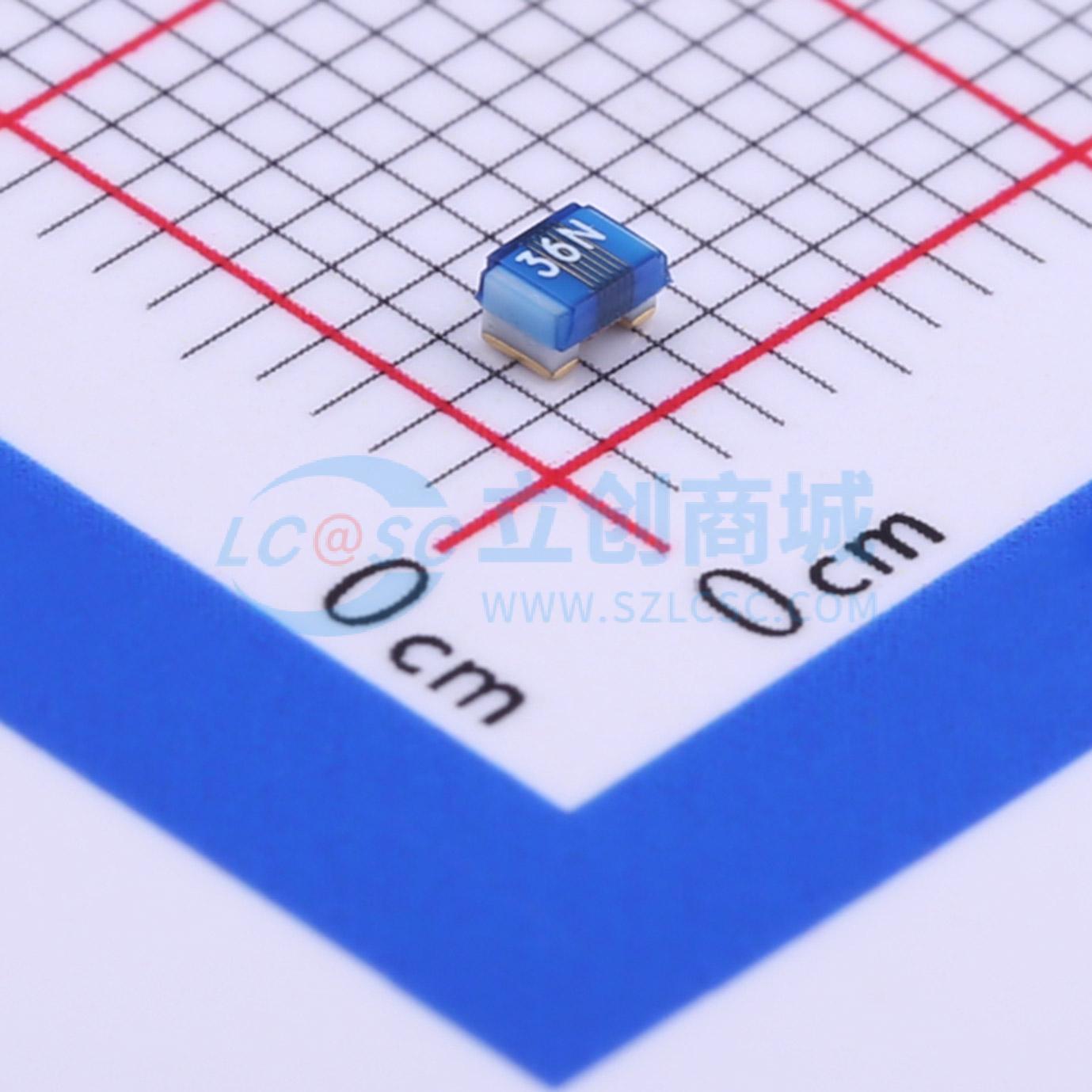 点击查看大图 FHW0805UC036JGT实物图