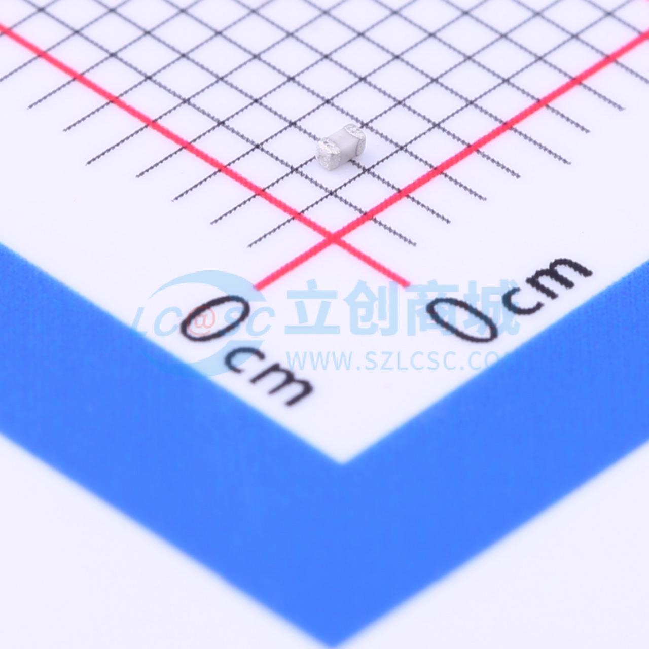 点击查看大图 CC0402CRNPO9BN1R0实物图