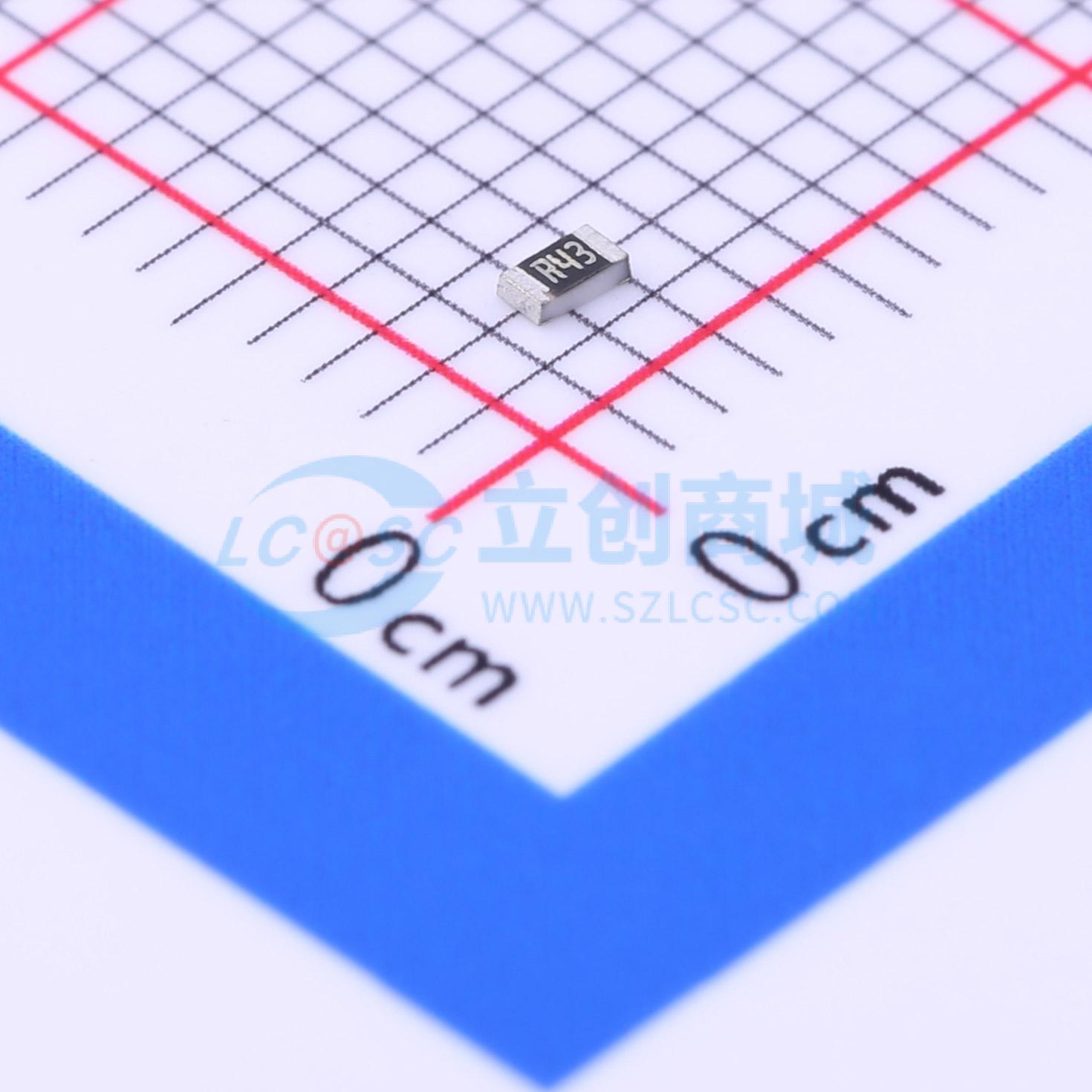 点击查看大图 0603WAJ043KT5E实物图