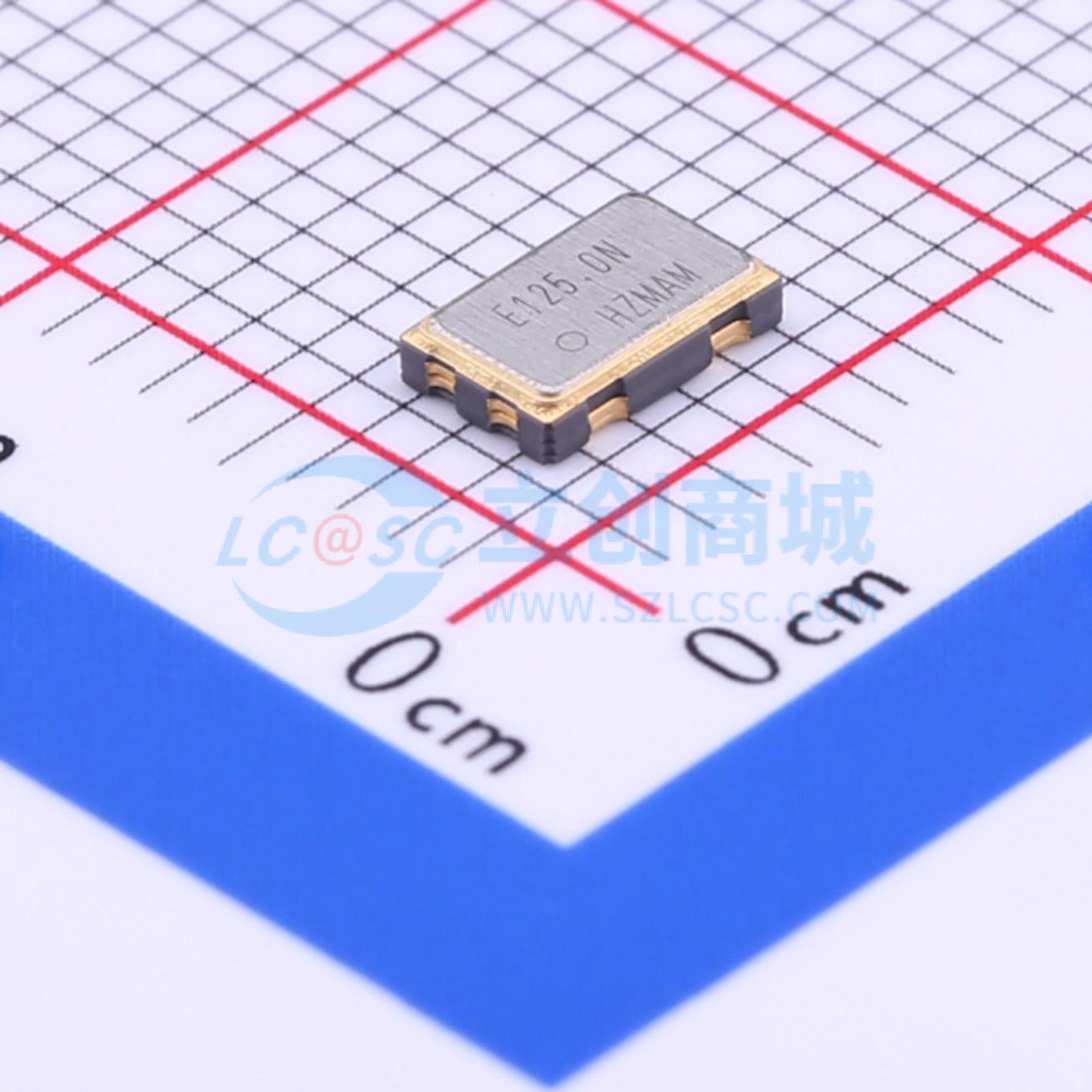 点击查看大图 SG-8018CB 125.000000MHz TJHSA实物图