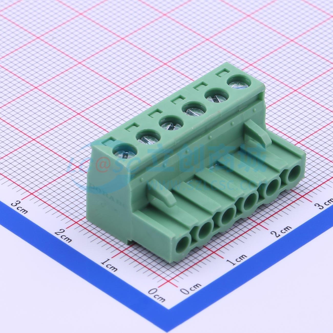 点击查看大图 DB2EK-5.08-6P-GN-S实物图