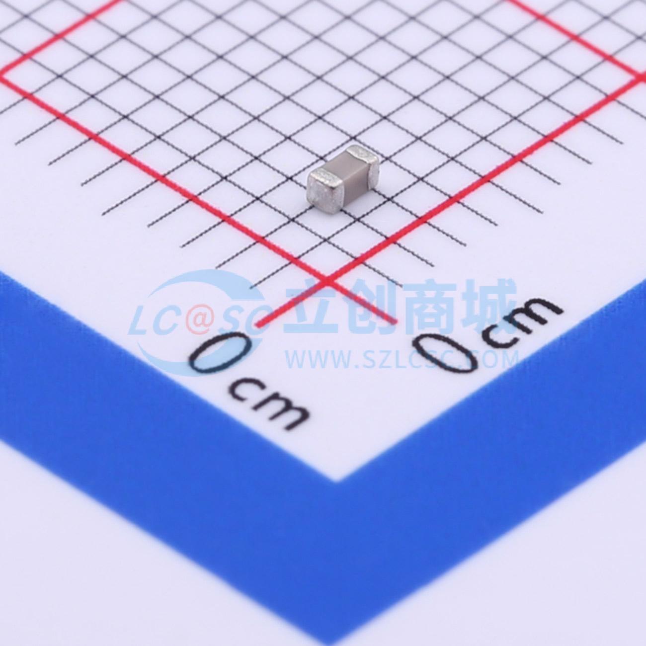 点击查看大图 0603CG7R5C101NT实物图