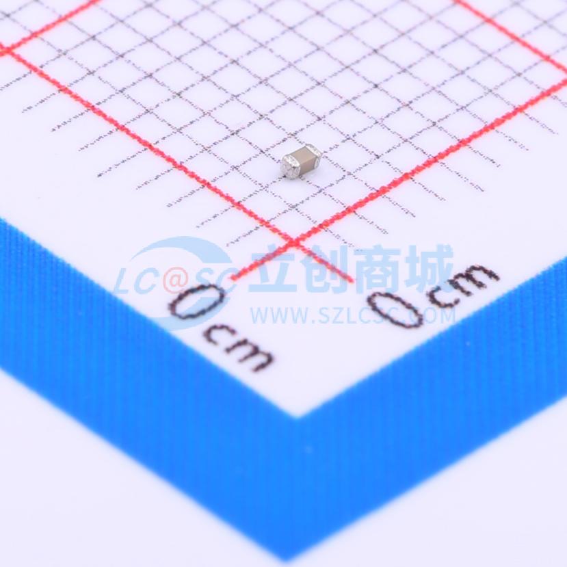 点击查看大图 0402B621K500CT实物图