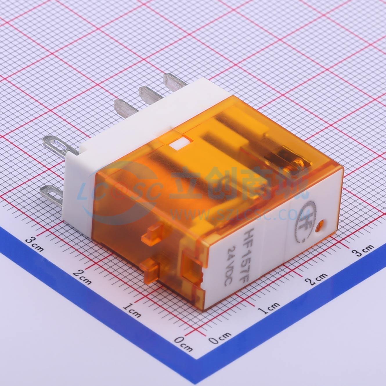 1 stuk/los relais HF157F-24-2Z25FD2 HF157F-A220-2Z25FD2