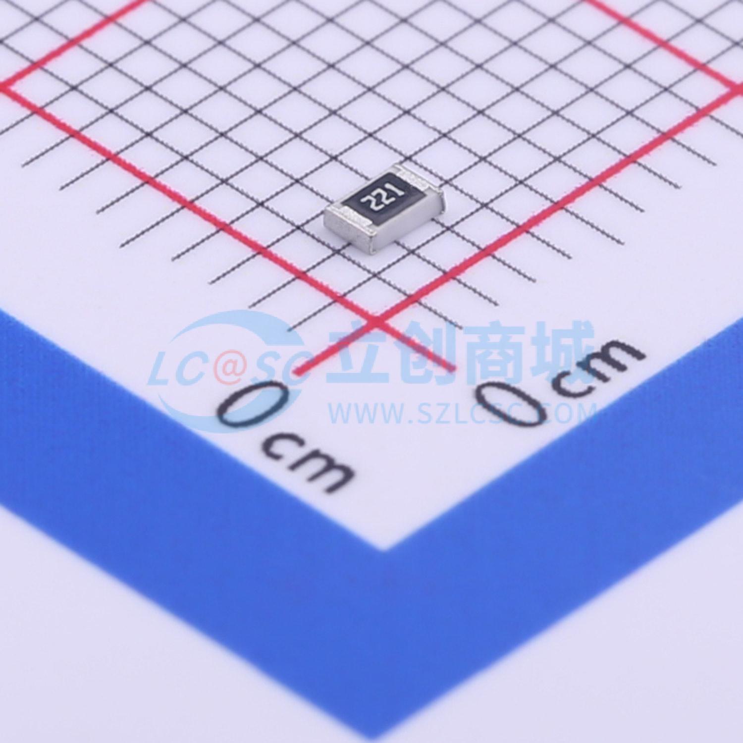 点击查看大图 ERJ6GEYJ221V实物图