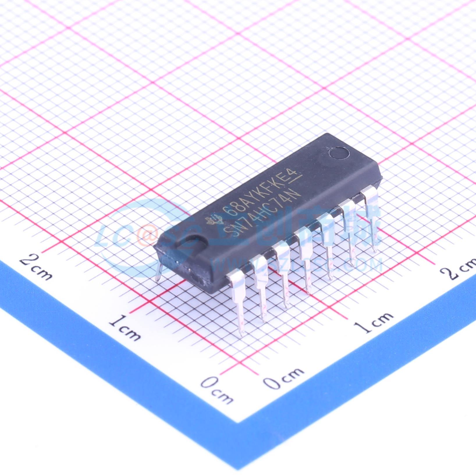 SN74HC74N实物图
