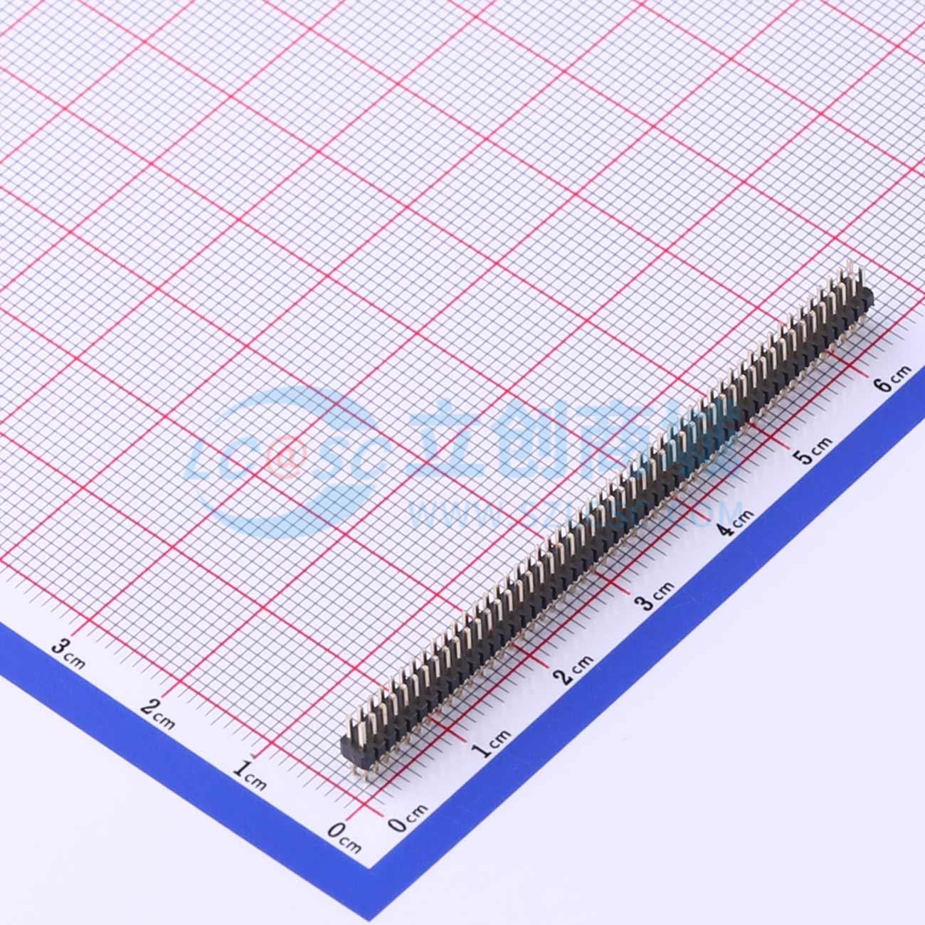 1.27-2*50P针实物图