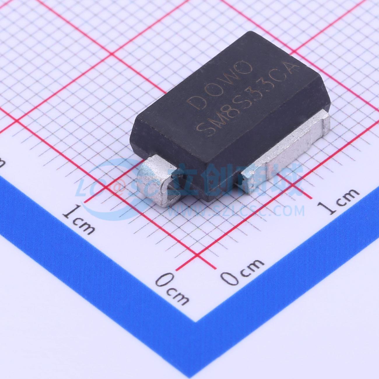 点击查看大图 SM8S33CA实物图