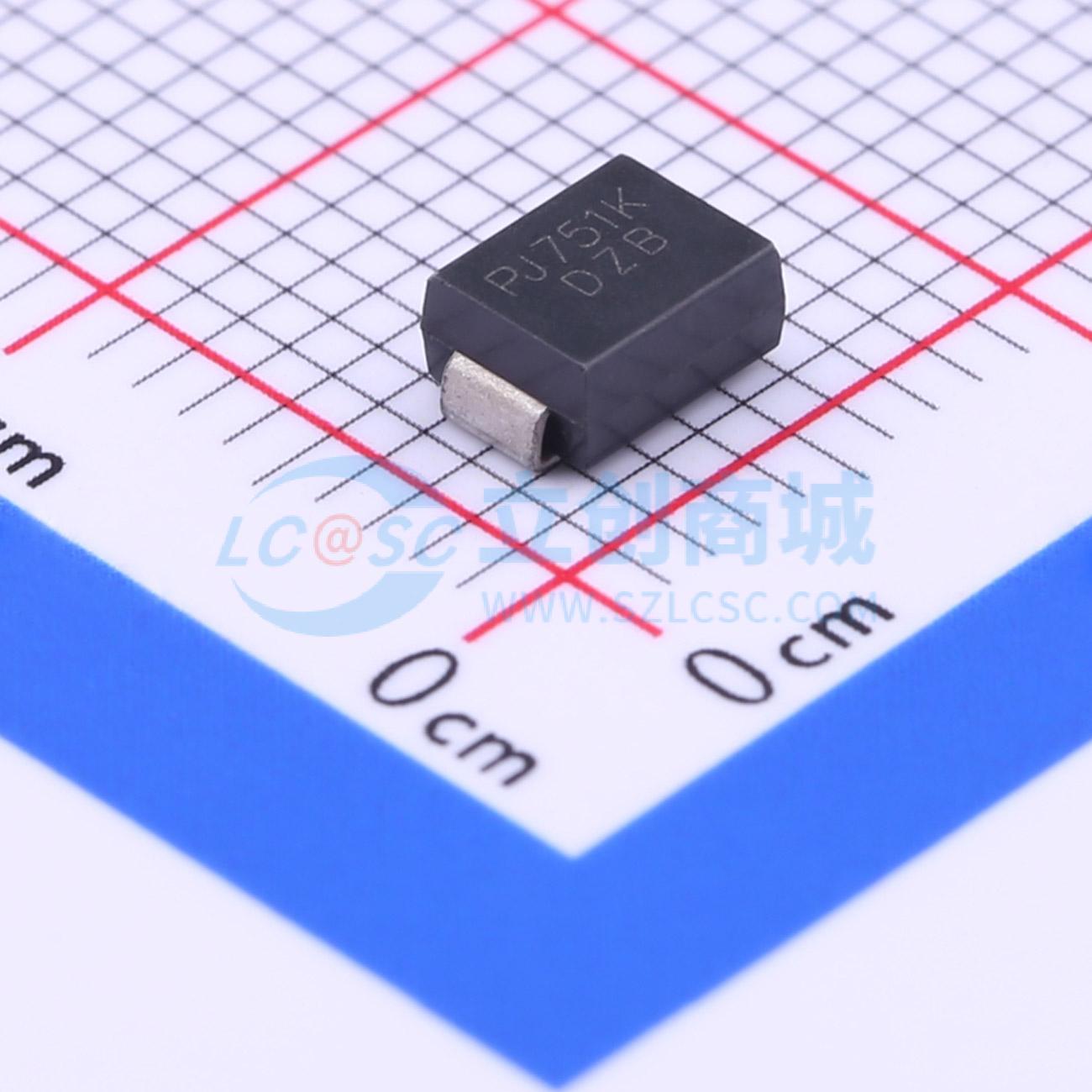 点击查看大图 P6SMB6.8CA-R1-00001实物图