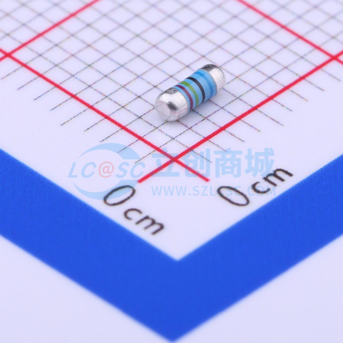 点击查看大图 MELF-MFR02041/4WS60.4KΩFT50实物图