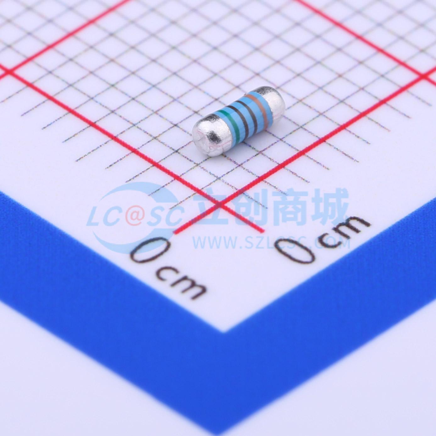 点击查看大图 MELF-MFR02041/4WS511KΩFT50实物图