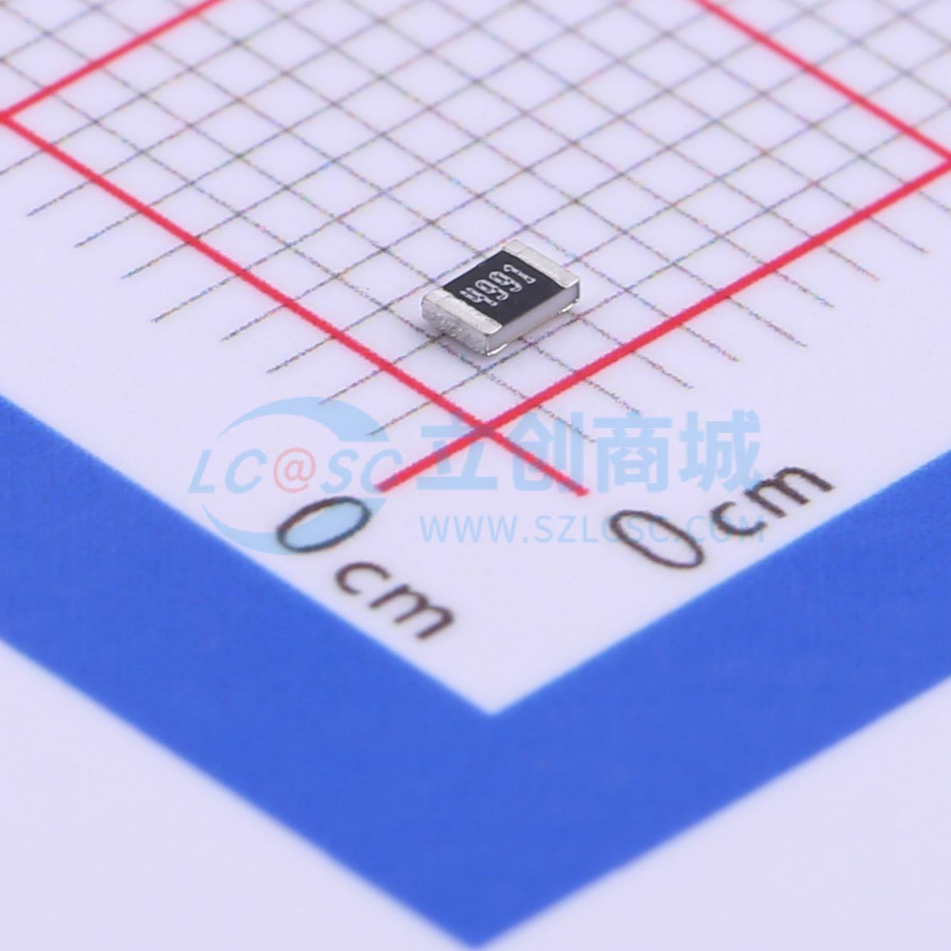 点击查看大图 HPCR0805F4K99K9实物图