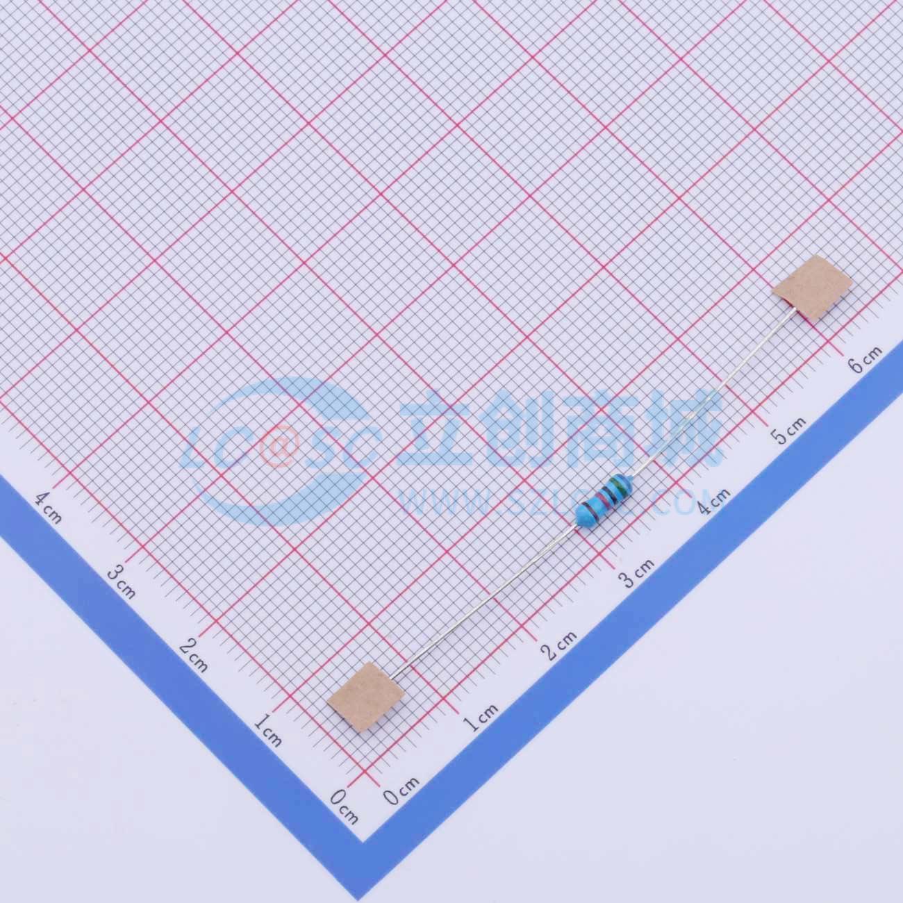 点击查看大图 RN1/2WS75KΩFT/BA1实物图