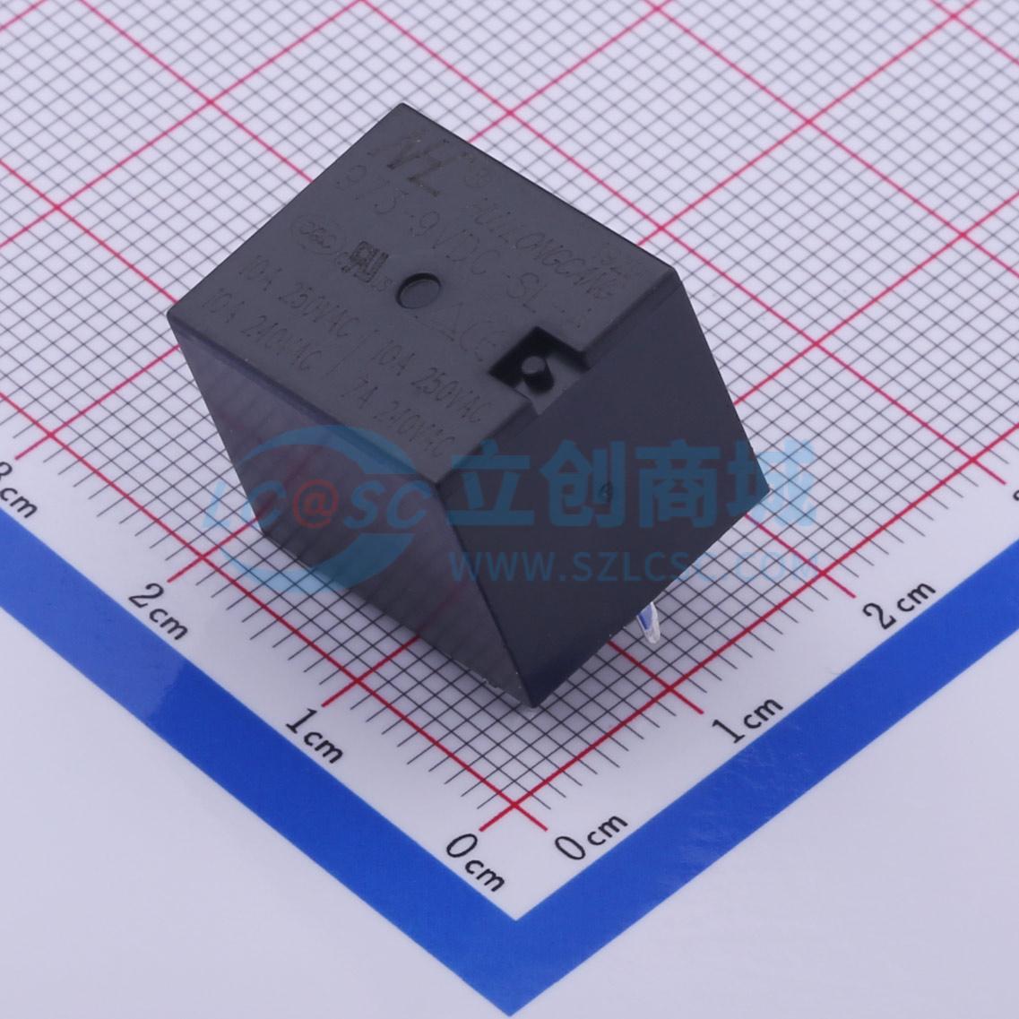 点击查看大图 973-9VDC-SL-A 10A250VAC实物图