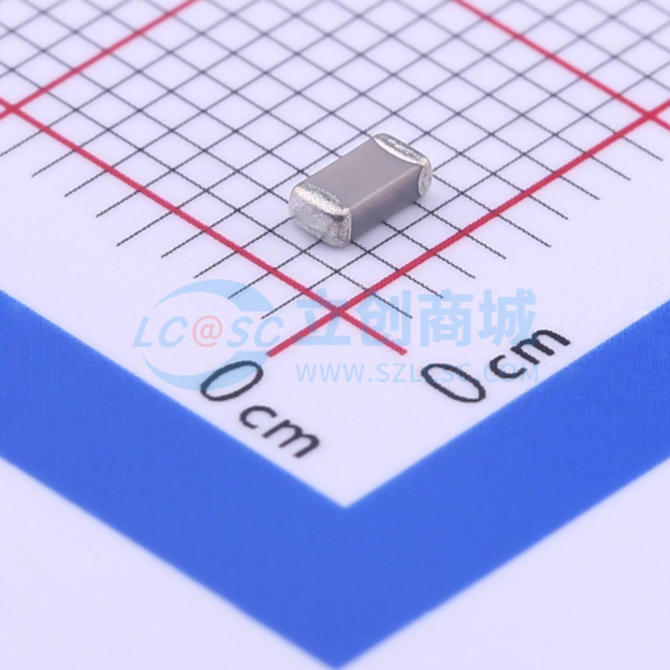 点击查看大图 TCC1206COG101K102ET实物图