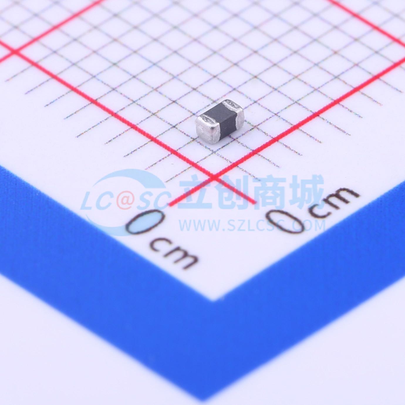 点击查看大图 GZ1608E601TF实物图