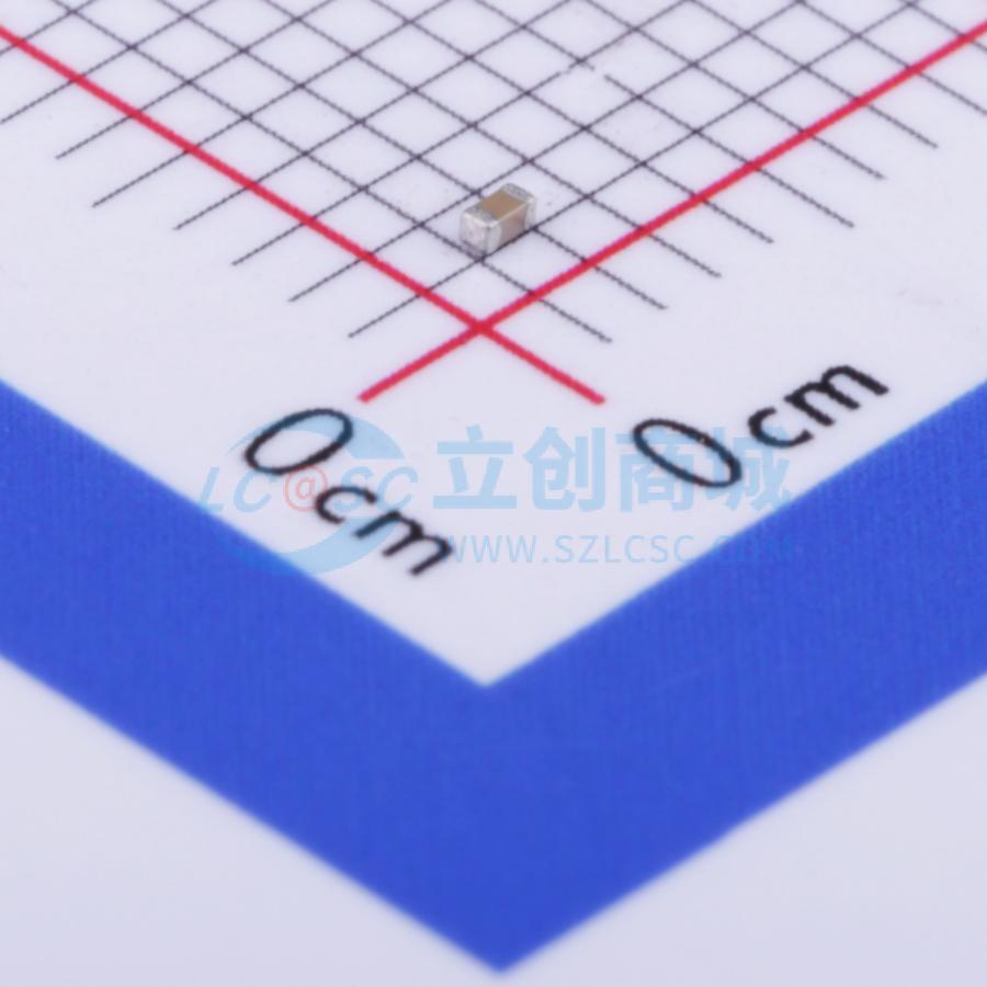 点击查看大图 0402B332K500NT实物图