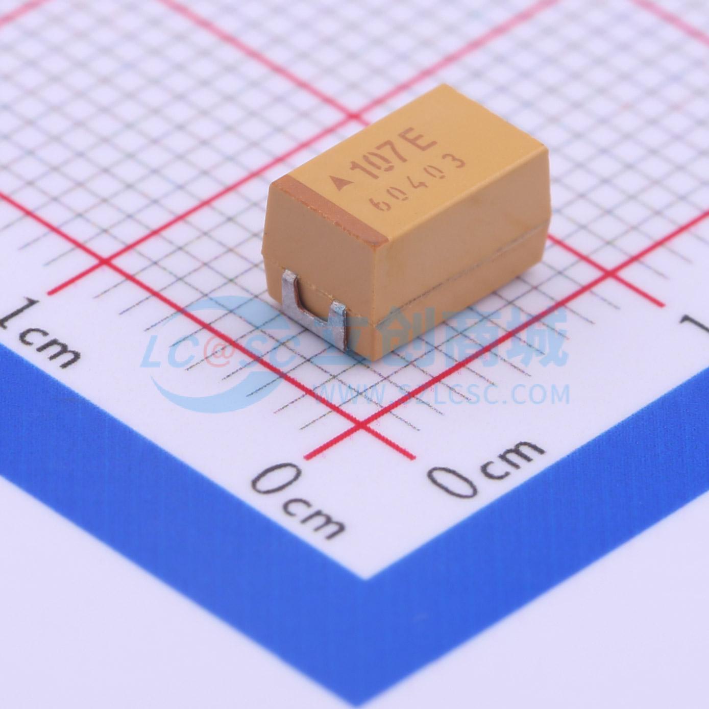 点击查看大图 TPSE107M025R0150实物图
