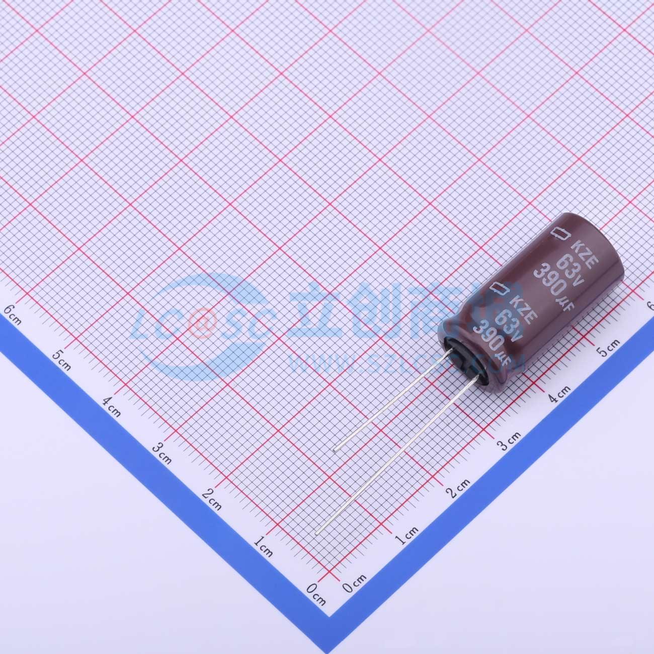 点击查看大图 EKZE630ELL391MK25S实物图