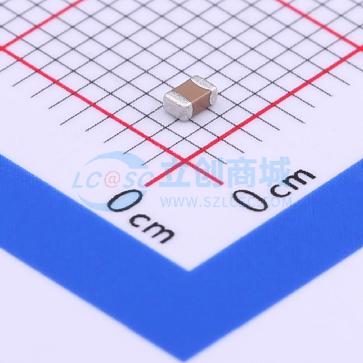 点击查看大图 0805B471K500NT实物图