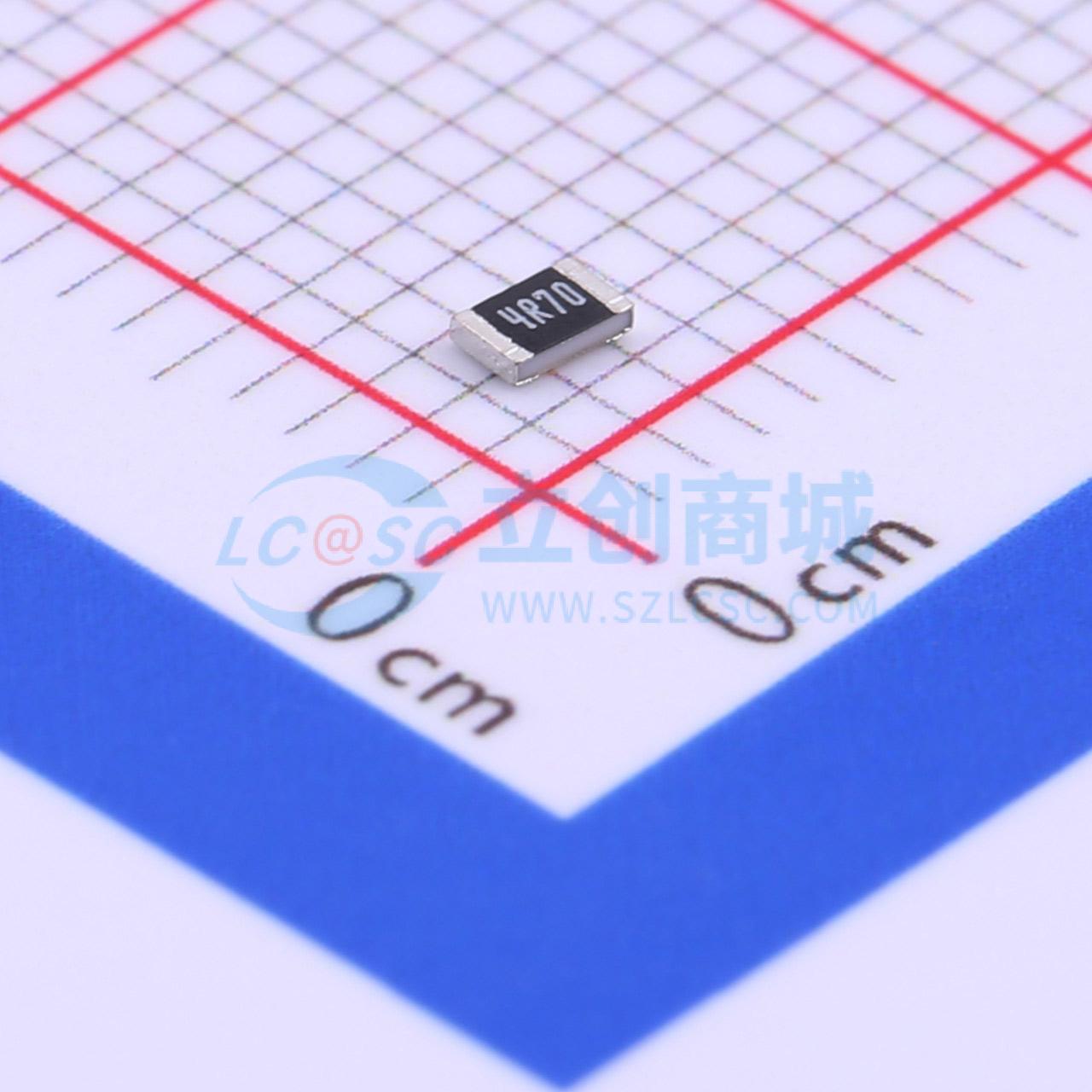 点击查看大图 HPCR0805F4R70K9实物图