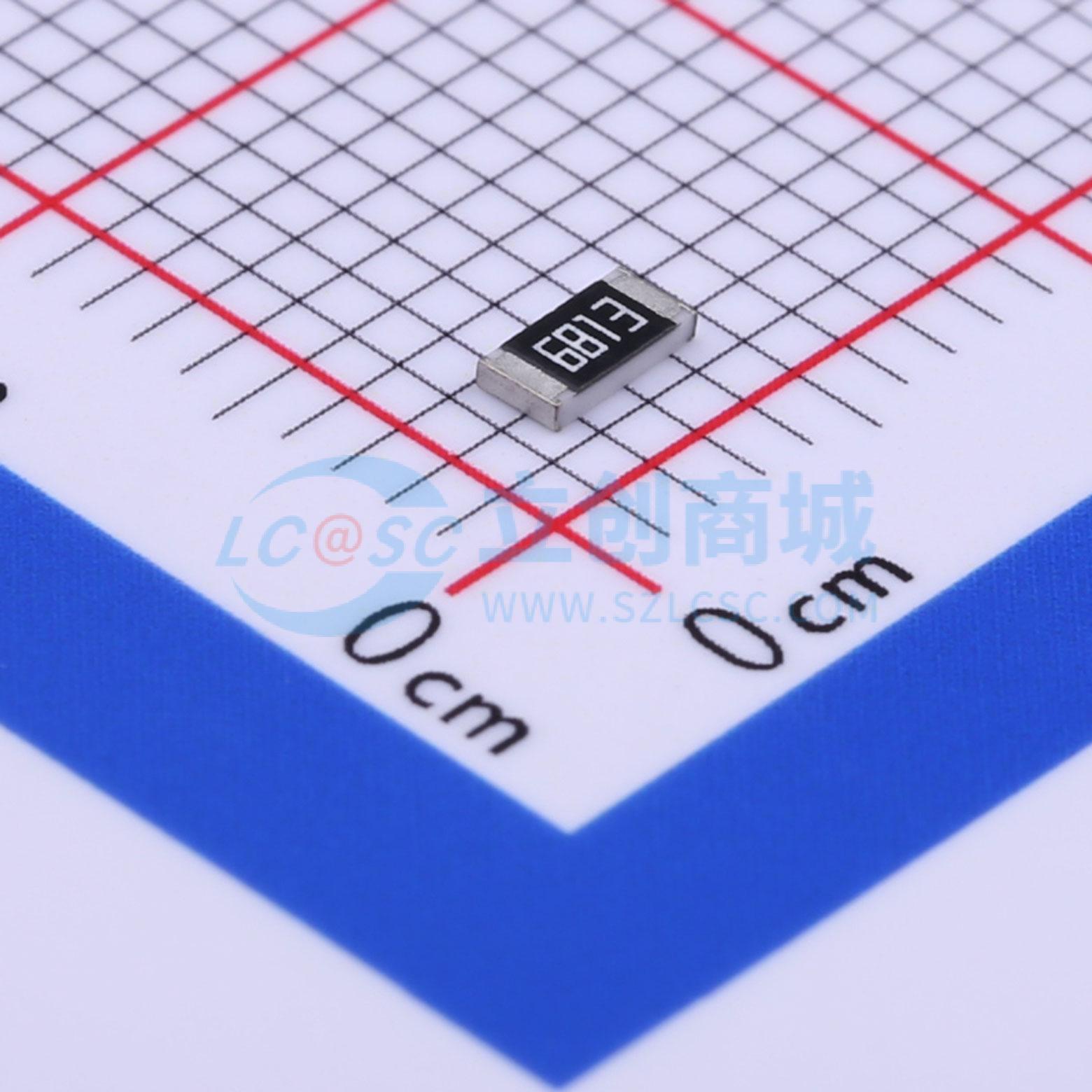 点击查看大图 RC1206FR-07681KL实物图