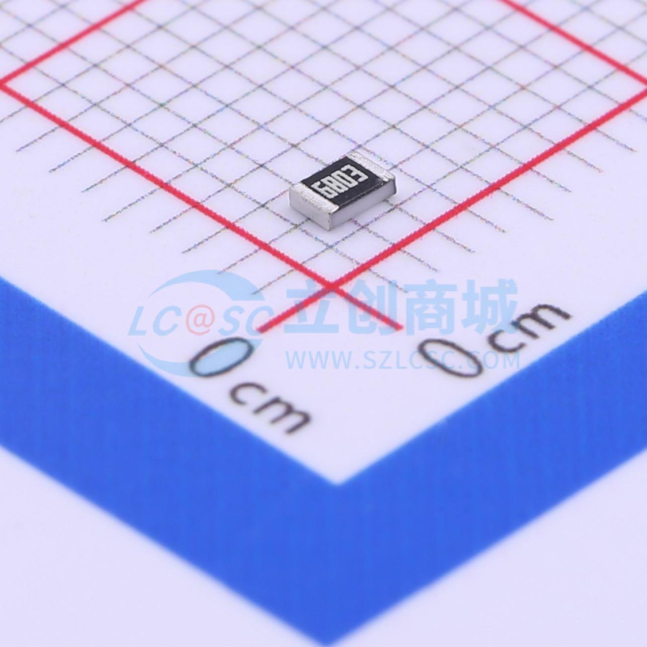 点击查看大图 RV0805FR-07680KL实物图