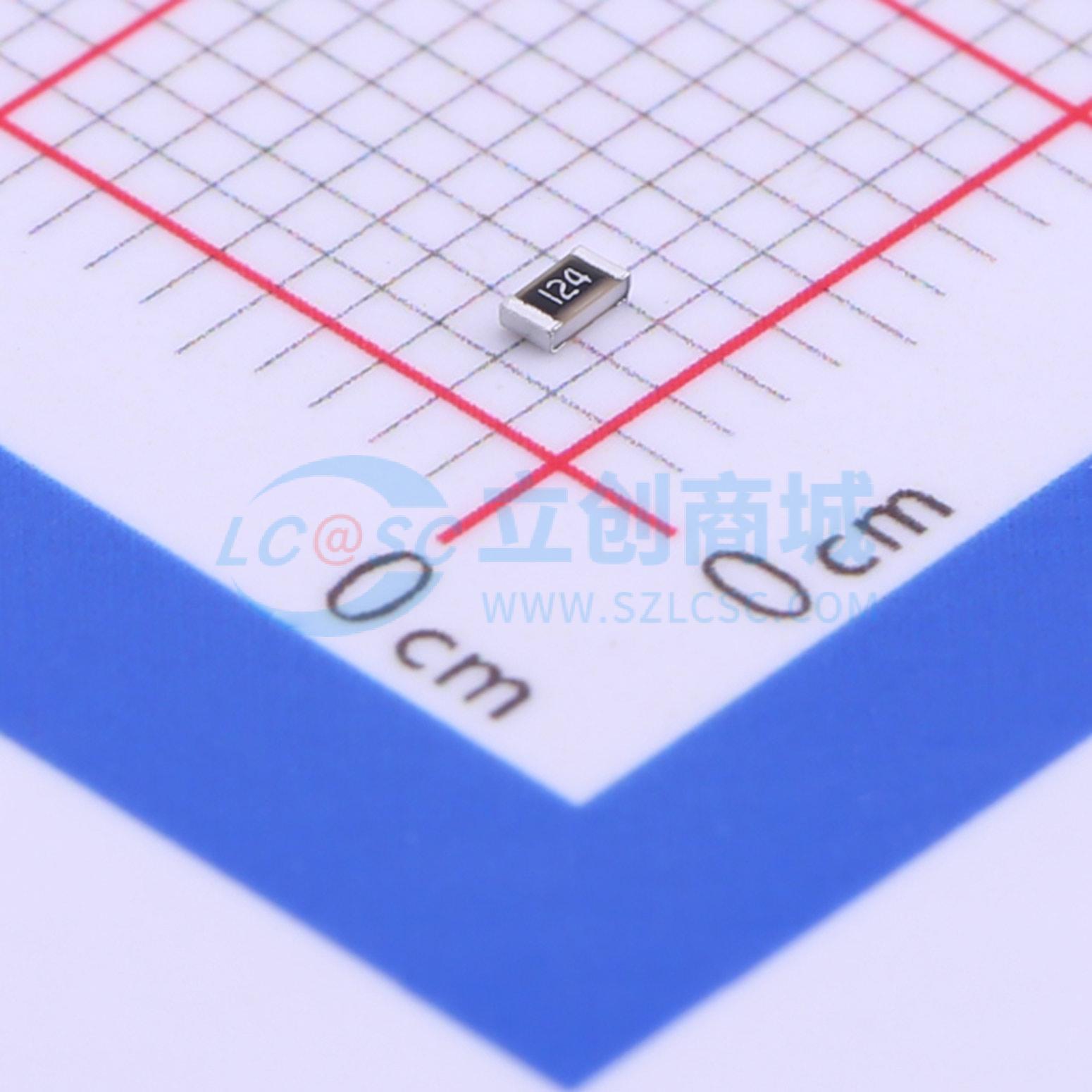 点击查看大图 RG1608P-124-B-T5实物图