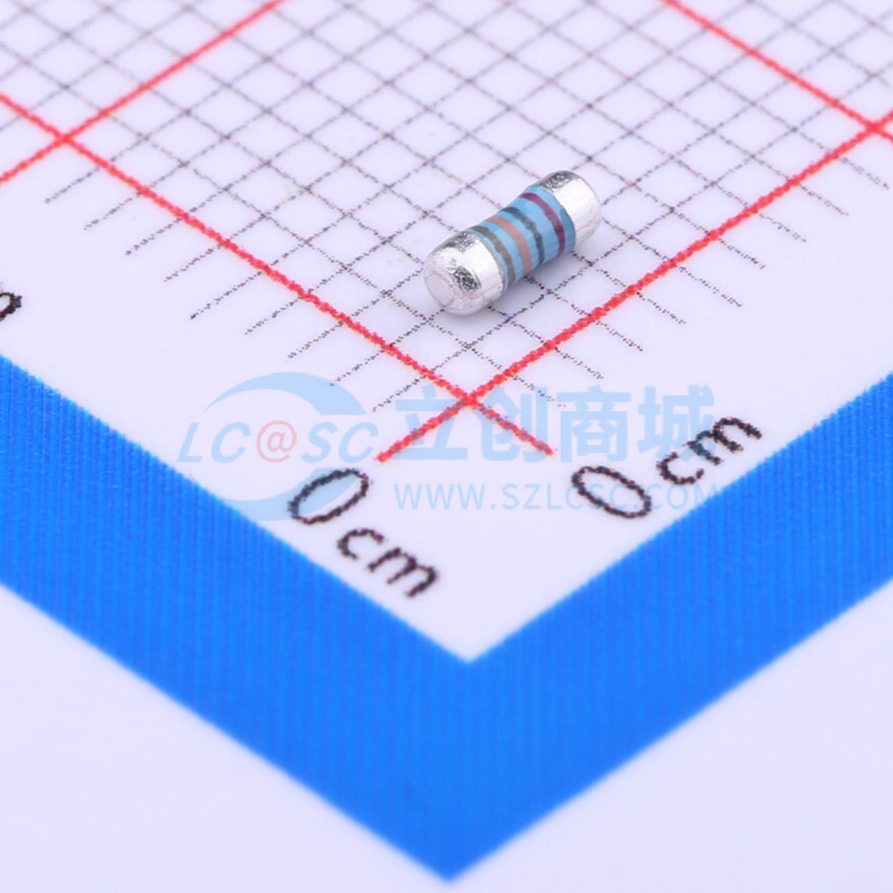 点击查看大图 MELF-MFR02041/4WS13KΩFT50实物图