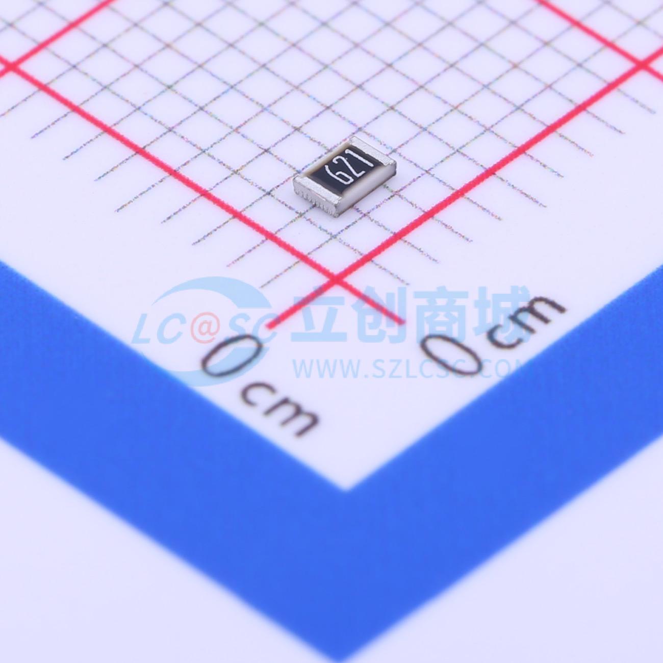 点击查看大图 PTFR0805B620RN9实物图