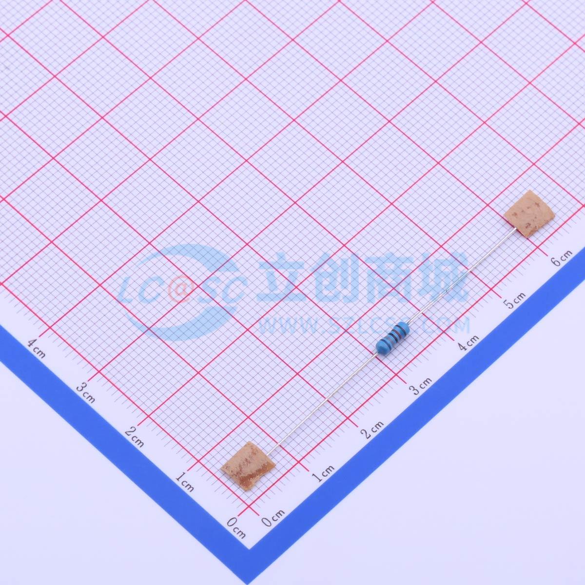 点击查看大图 MF1/4W-68K ±1%-ST52实物图