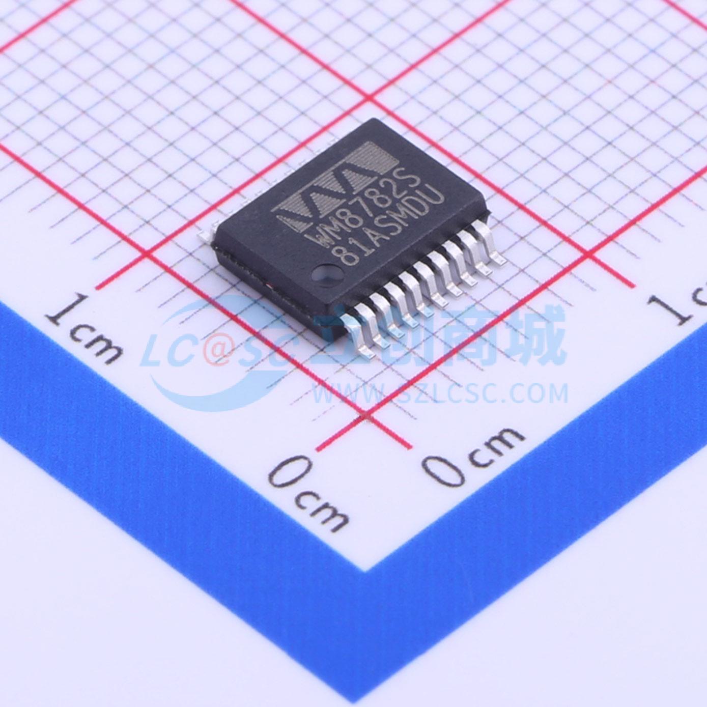 点击查看大图 WM8782SEDS/RV实物图