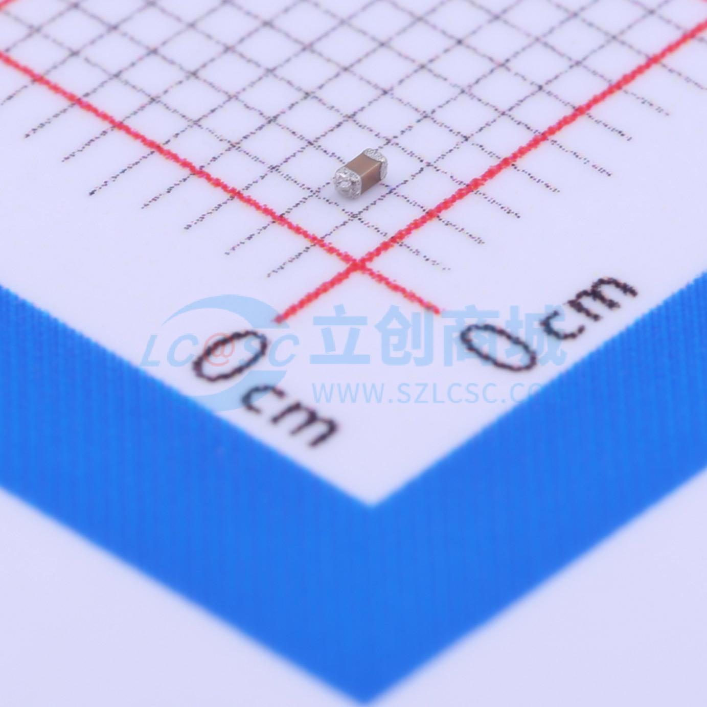 点击查看大图 0402B152M500NT实物图