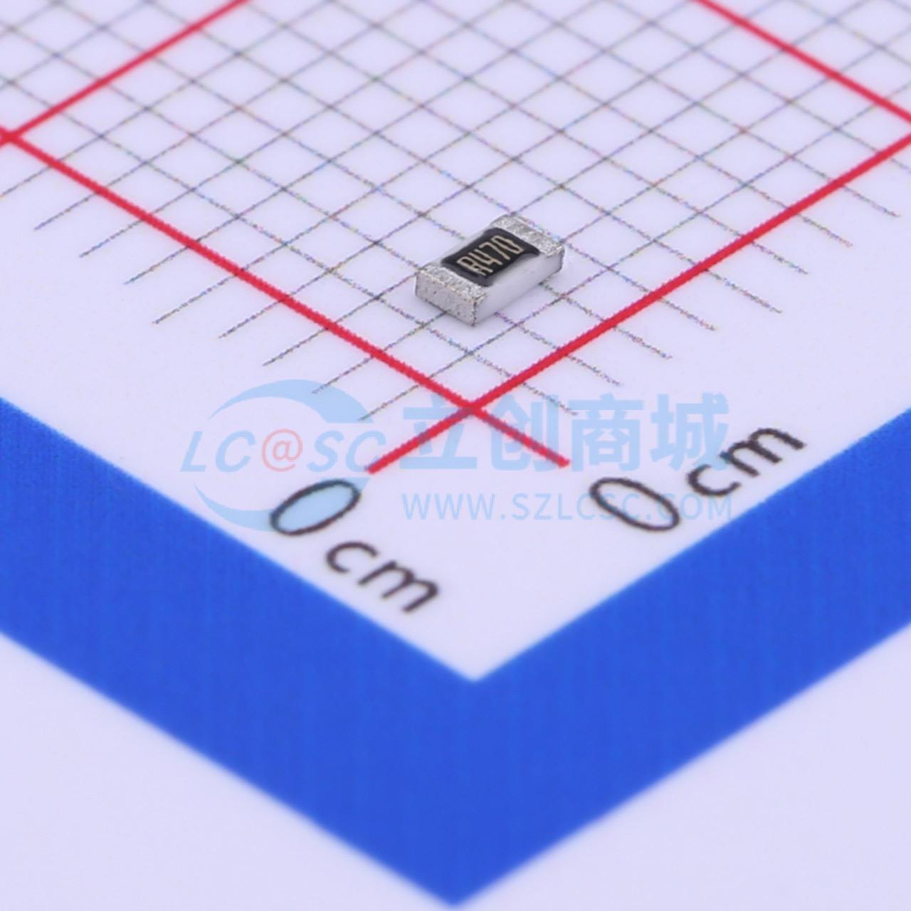 点击查看大图 MCR10EZHFLR470实物图