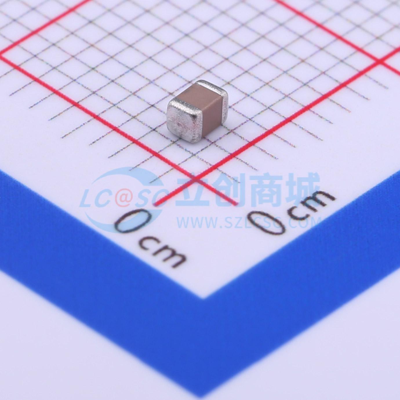 点击查看大图 C0805X105K101TX实物图