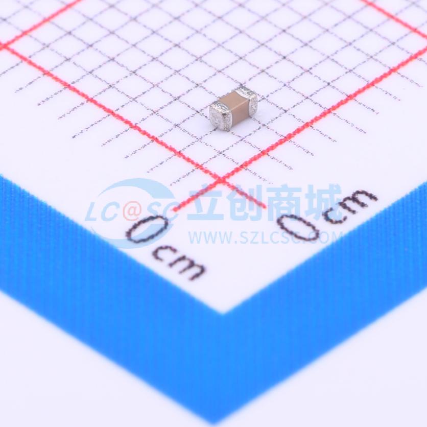 点击查看大图 0603B391K500CT实物图