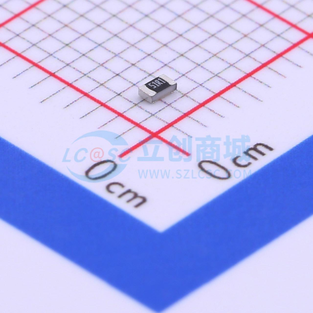 点击查看大图 HPCR0603F51R1K9实物图