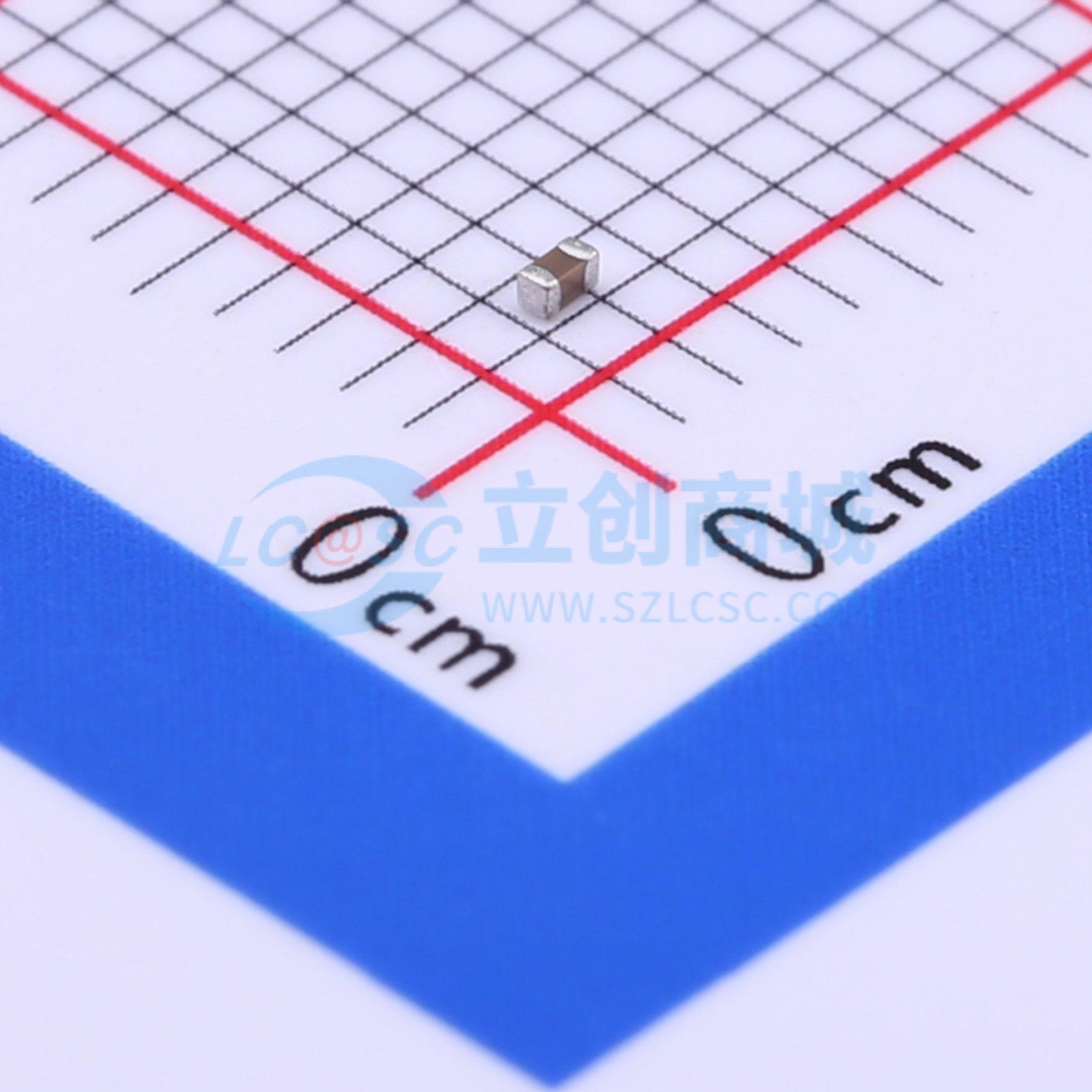 0402B563K100CT实物图