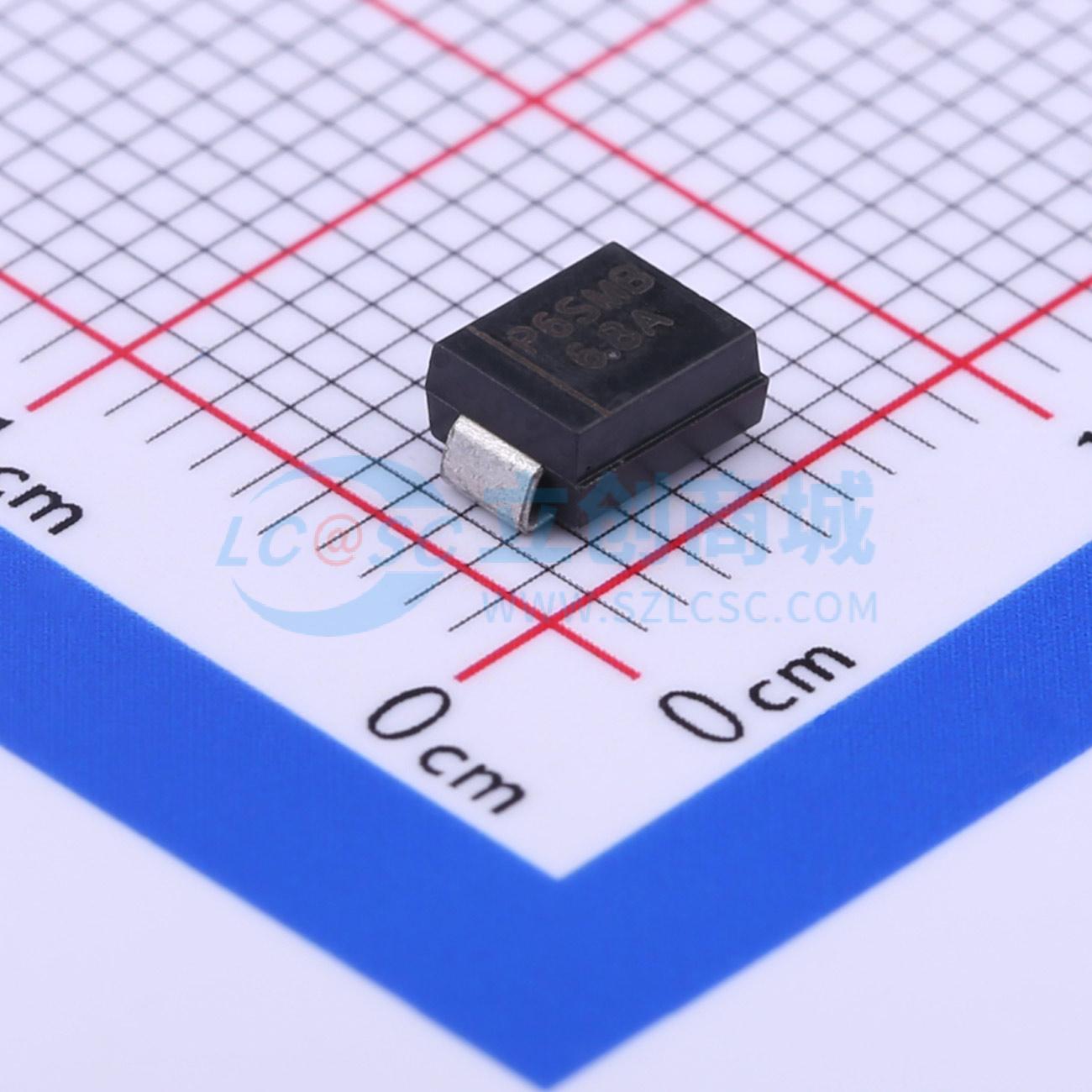 点击查看大图 P6SMB6.8A实物图