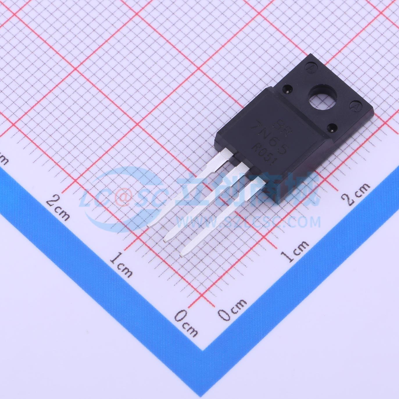 点击查看大图 BRFL7N65实物图