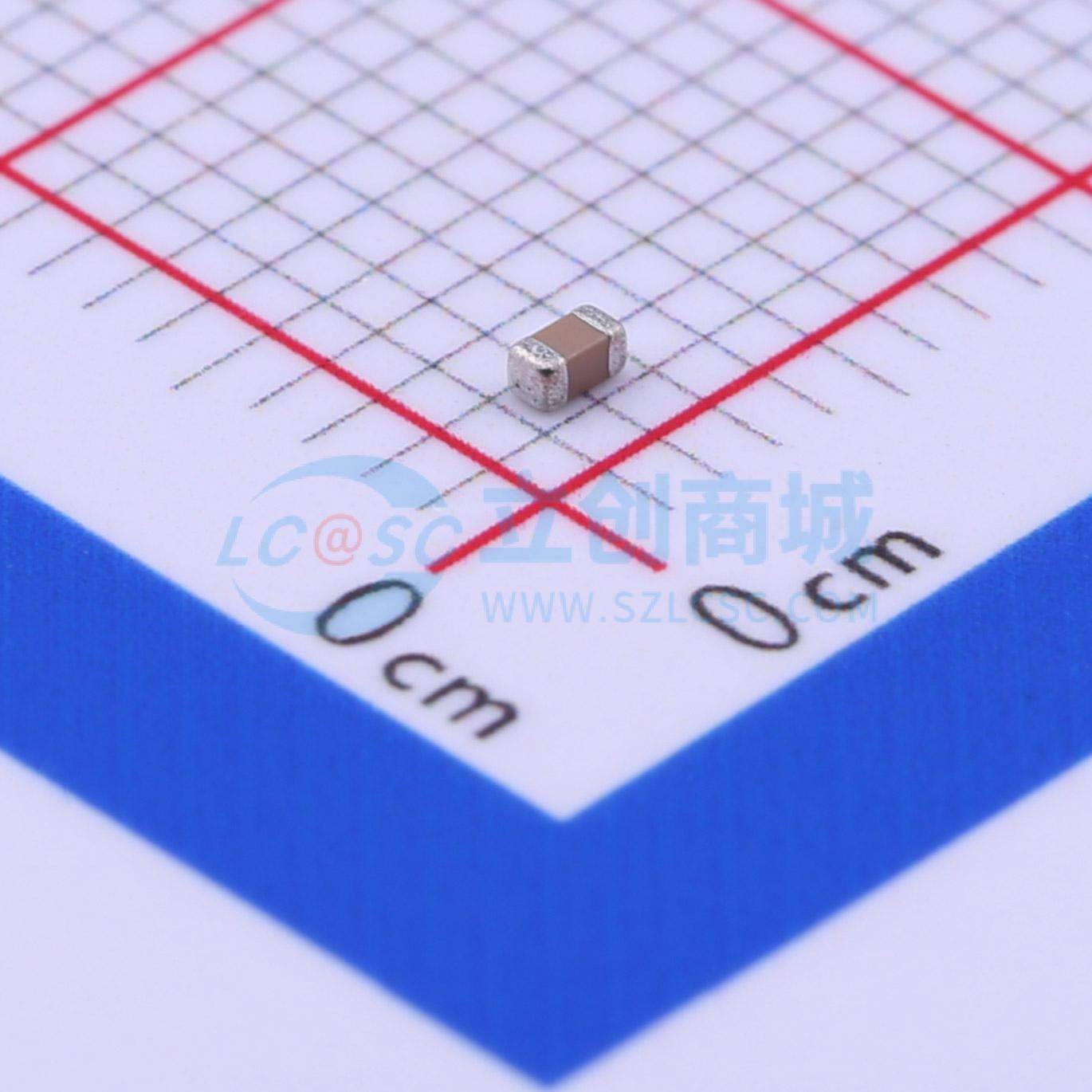 点击查看大图 0603B272K101CT实物图