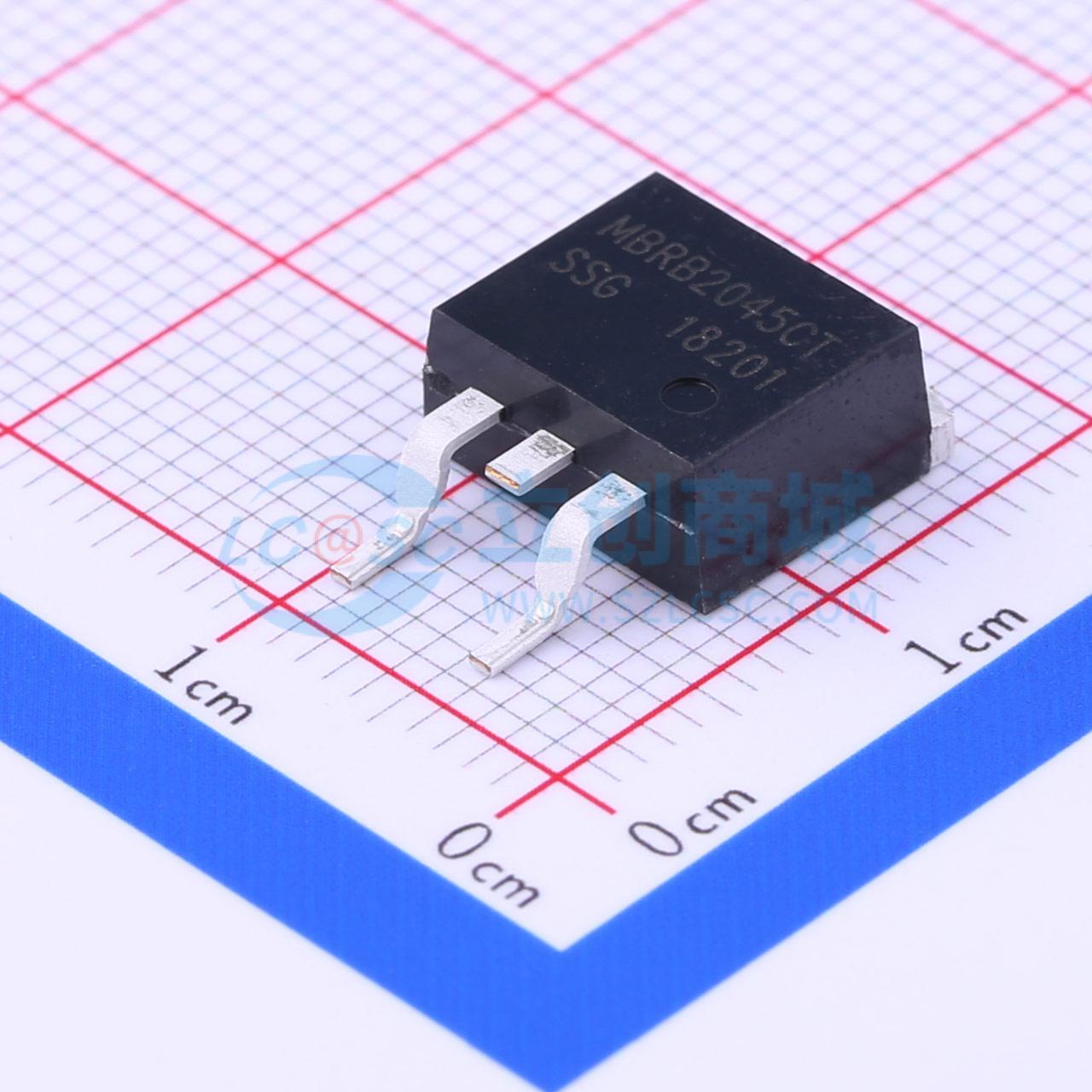 点击查看大图 MBRB2045CT实物图