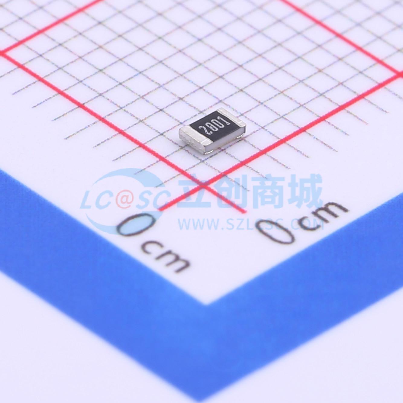 点击查看大图 HPCR0805F2K80K9实物图