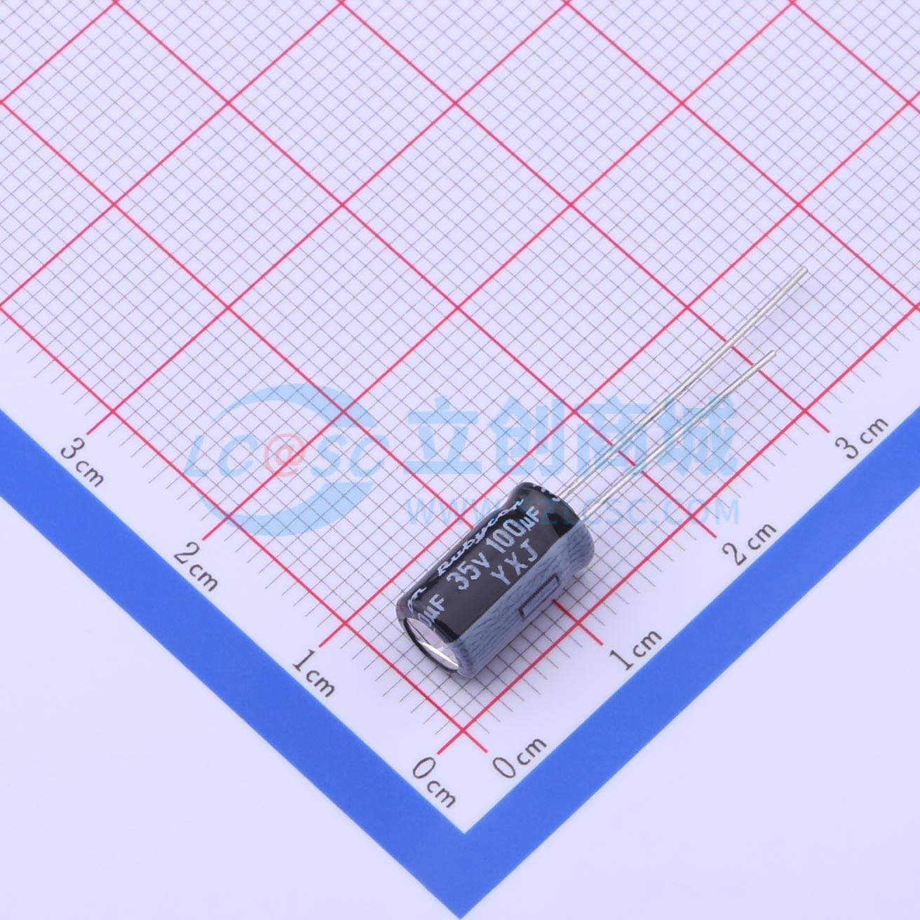 点击查看大图 35YXJ100MFFC6.3X11实物图