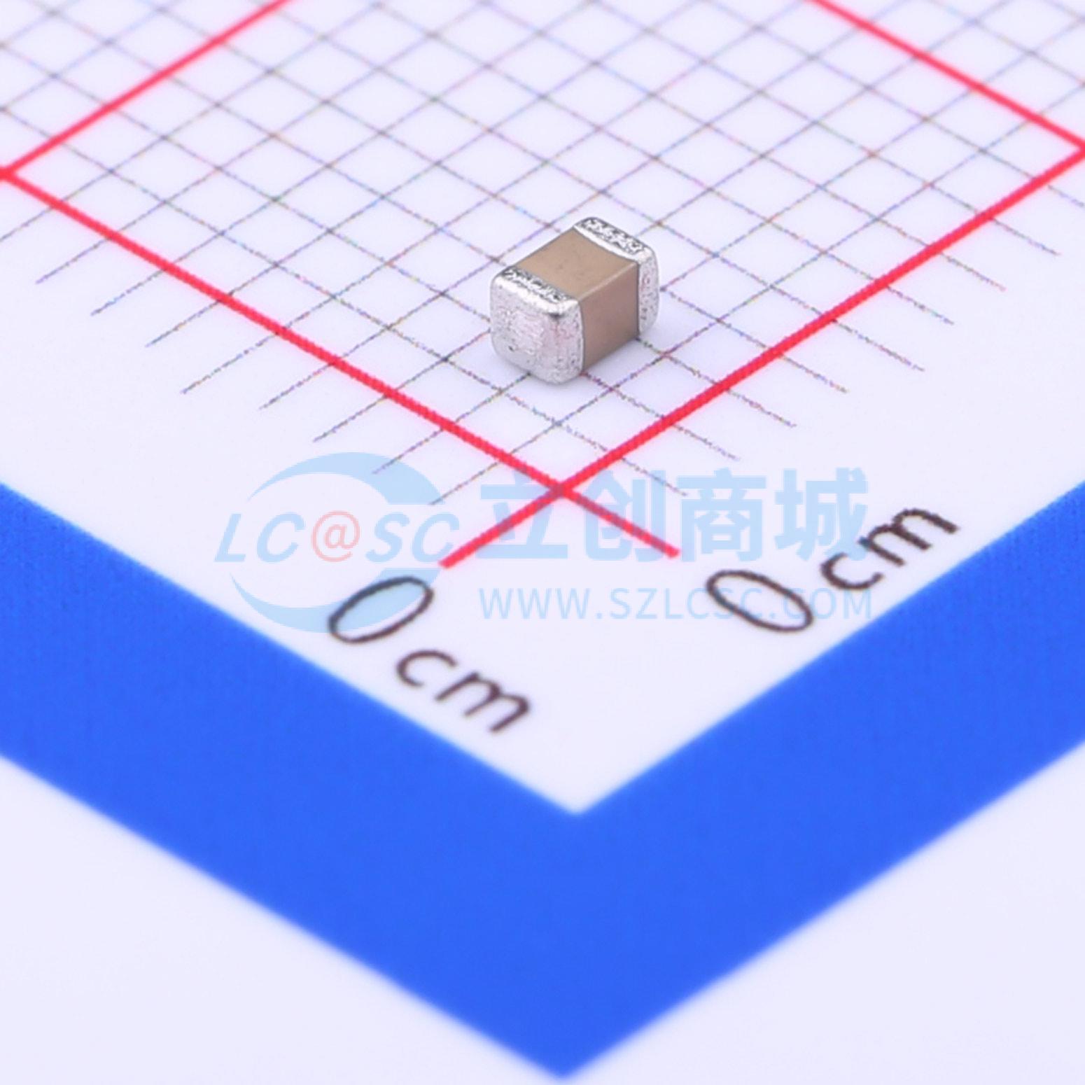 点击查看大图 0805B105K100CT实物图