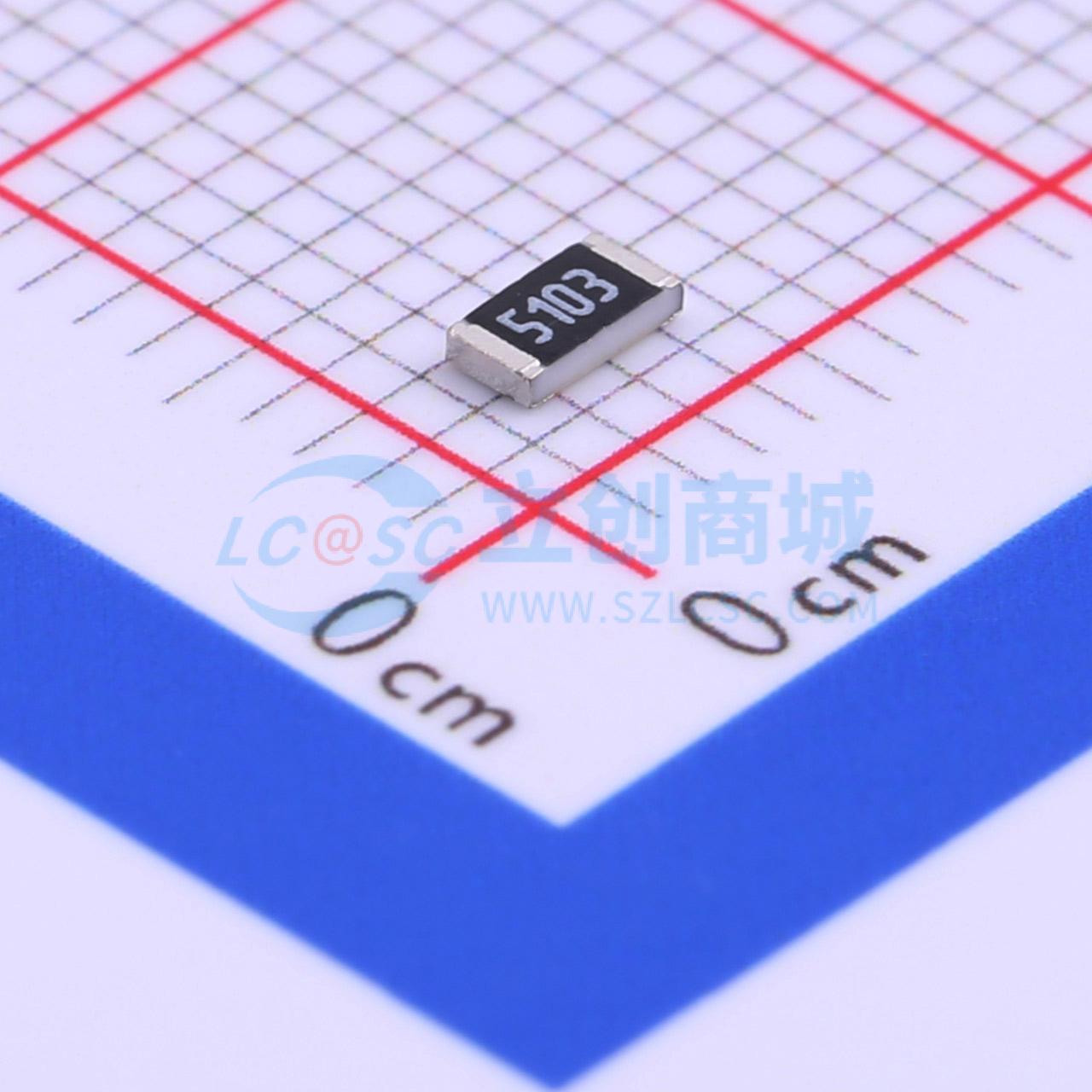 点击查看大图 HPCR1206F510KK9实物图