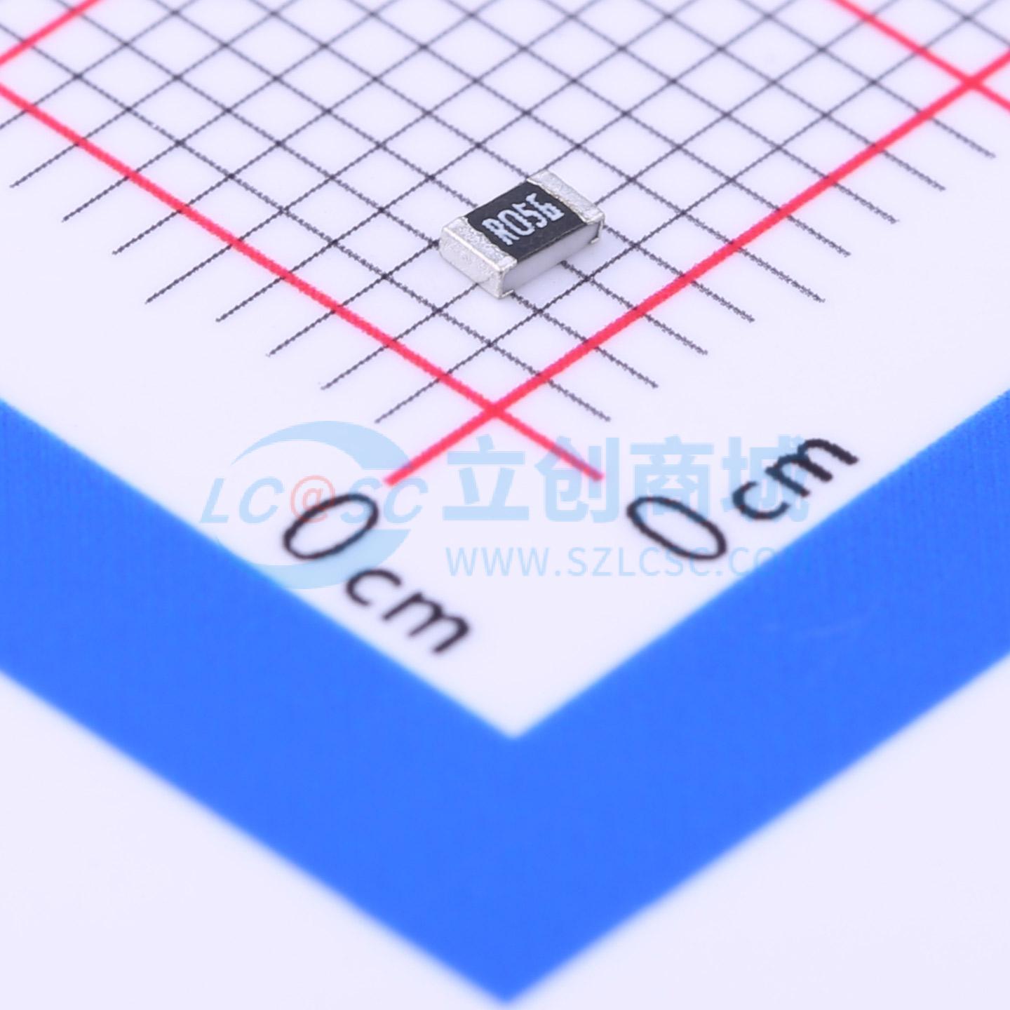 点击查看大图 0805W4J056LT5E实物图