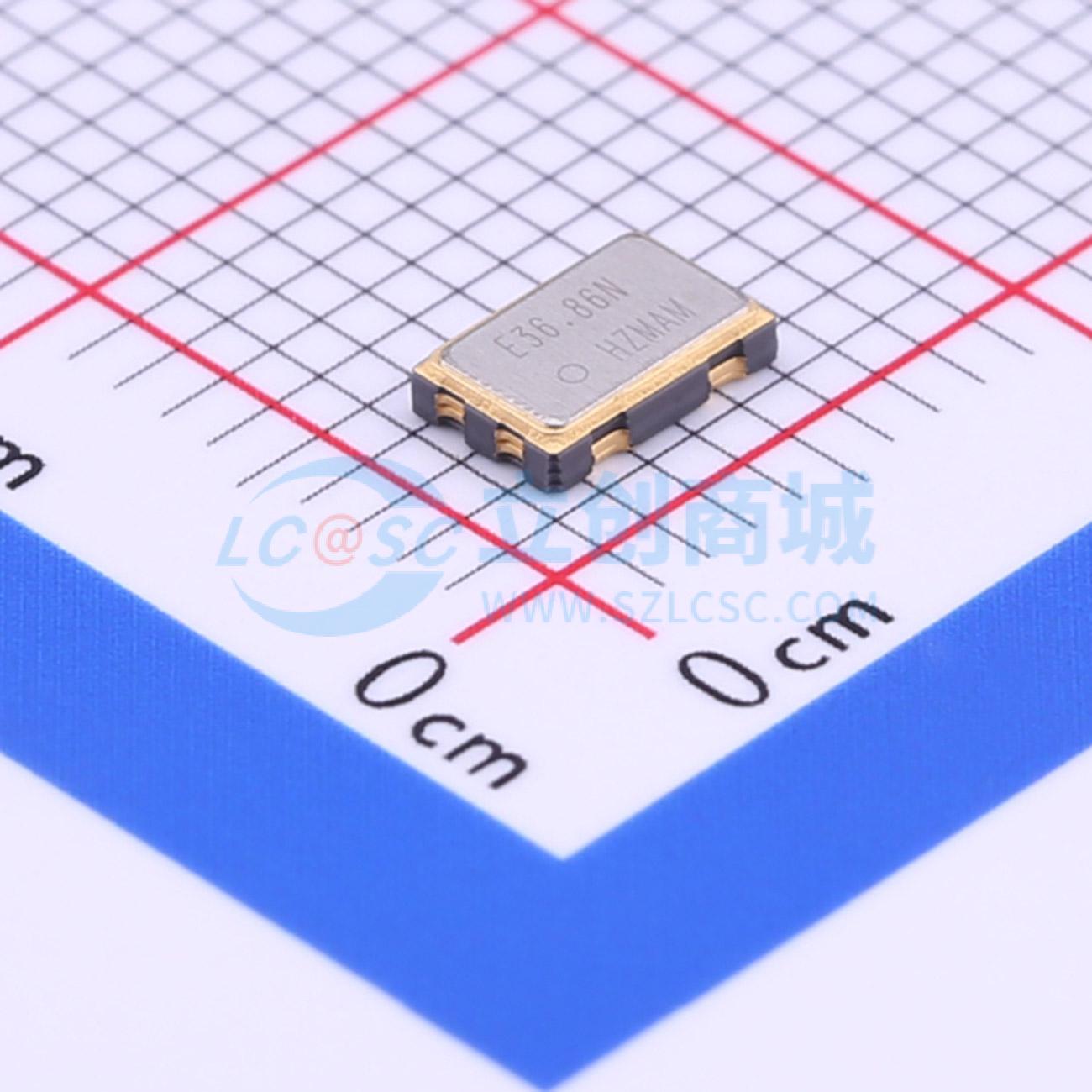 点击查看大图 SG-8018CB 36.864000MHz TJHPA实物图