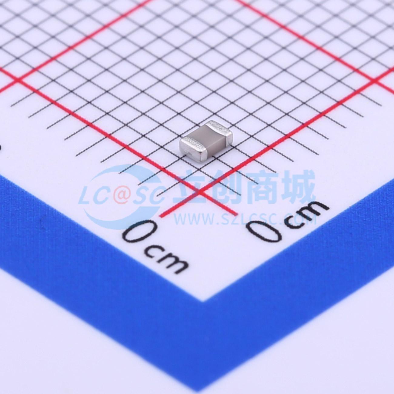 点击查看大图 TCC0805X7R121K500BT实物图